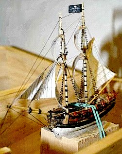 Mercury with Fore Mast Sails