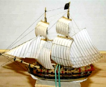 Mercury with Sails, Port Side