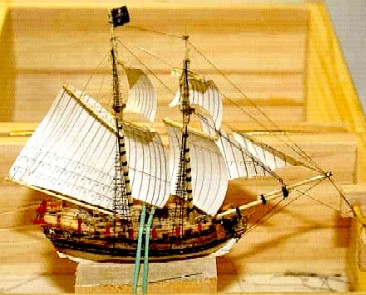 Mercury With Sails, Starboard Side