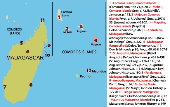 Watering Stops at Madagascar and Islands during GAoP