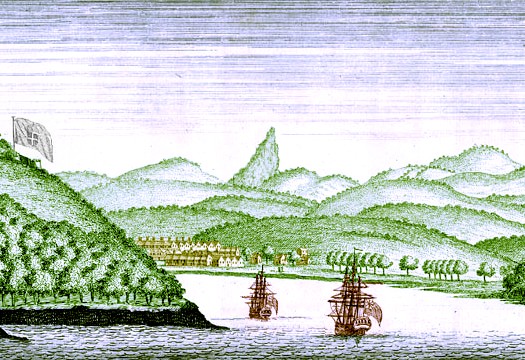 Ships Engtering Principe Harbor