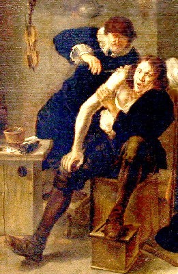 Surgeon Working on a Shoulder