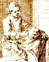 Client Holding a Barber's Bowl