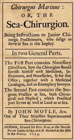 Chiurgus Marinus 1693