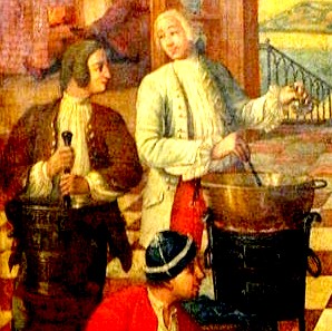 Apothecaries Making Medicines