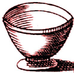 Ceramic Oil of Roses Container