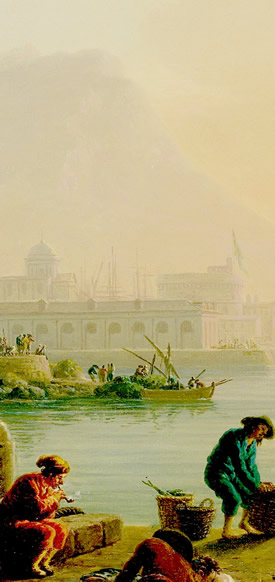 Sailor Smoking on the Docks