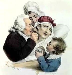 Physician and leeches