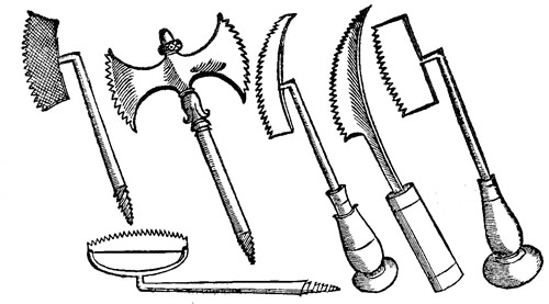 Curved Head Saws, della Croce