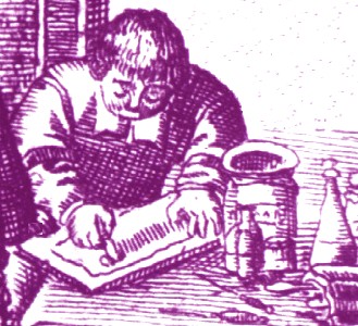 Boy Spreading Plasters