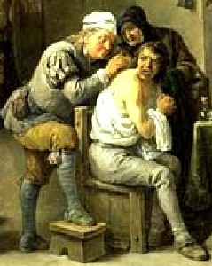 Barber Surgeon at Work